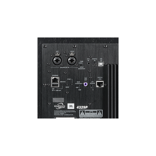 4329P Studio Monitor Powered Loudspeaker System USB-Bおよび光デジタル入力、XLR / 6.3mmフォンジャックおよび3.5mm AUX入力など、リスニングのみならず音楽制作用途まで網羅した豊富なデジタル&アナログ入力を装備 - Image