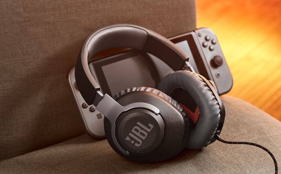 JBL Quantum 100 | 着脱可能マイク付オーバーイヤーゲーミング