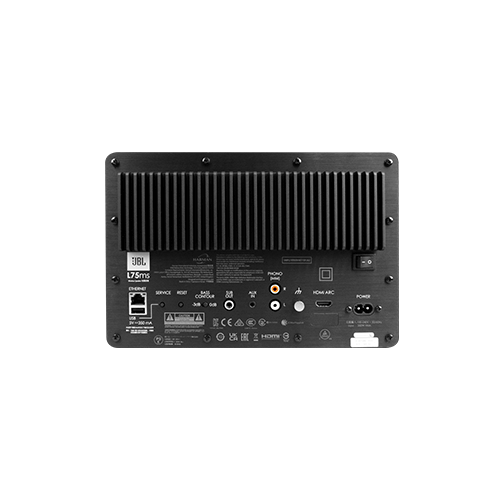 JBL L75ms Music System プレイスメント･コンペンセーション･コントロールと低域調整用バスコンター - Image