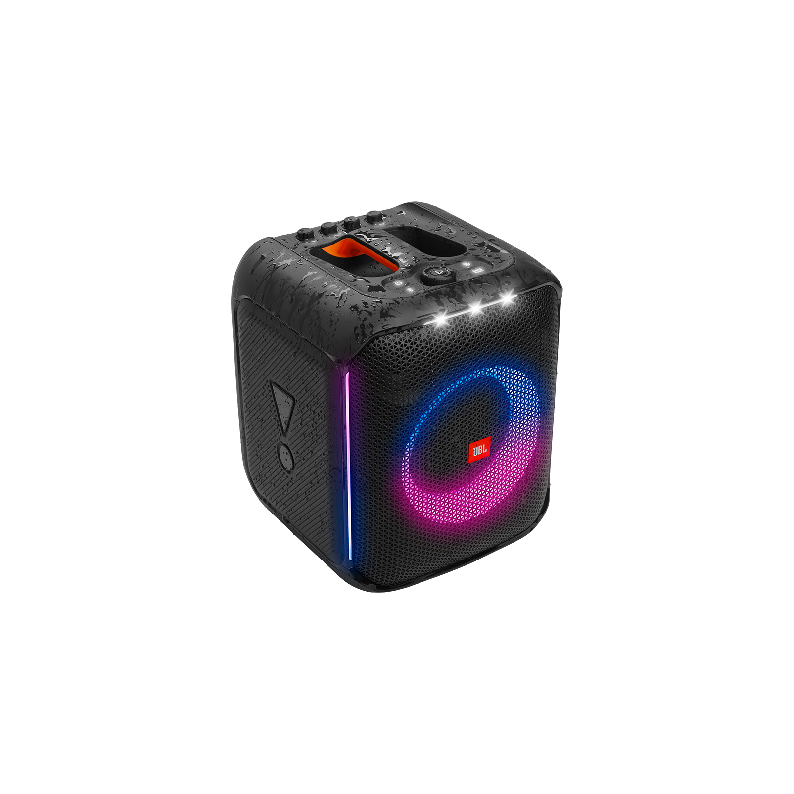 JBL PartyBox Encore 100Wのパワフルなサウンドにダイナミックなライトショー機能とデジタルワイヤレスマイクを搭載した